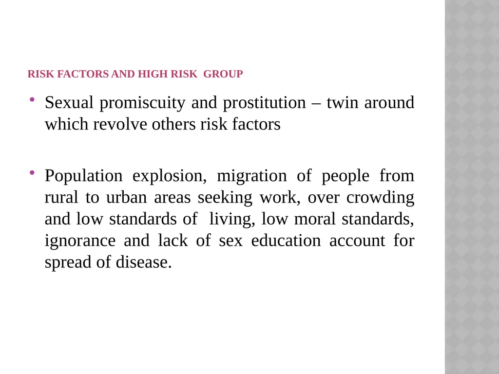 syphilis Learning points INTRODUCTION ETIOLOGY - slide 8 of 75