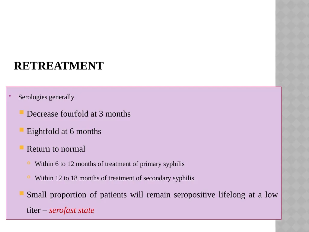 syphilis Learning points INTRODUCTION ETIOLOGY - slide 71 of 75