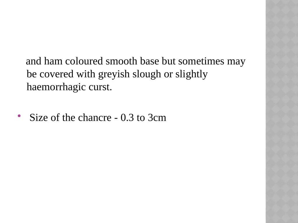 syphilis Learning points INTRODUCTION ETIOLOGY - slide 14 of 75