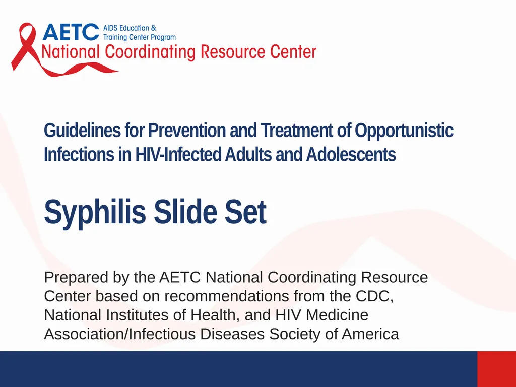 Prepared by the AETC National Coordinating