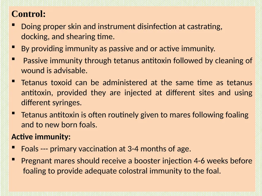 TETANUS Unit-5 Dr Anil Kumar Asst. Professor Dept. - slide 9 of 10