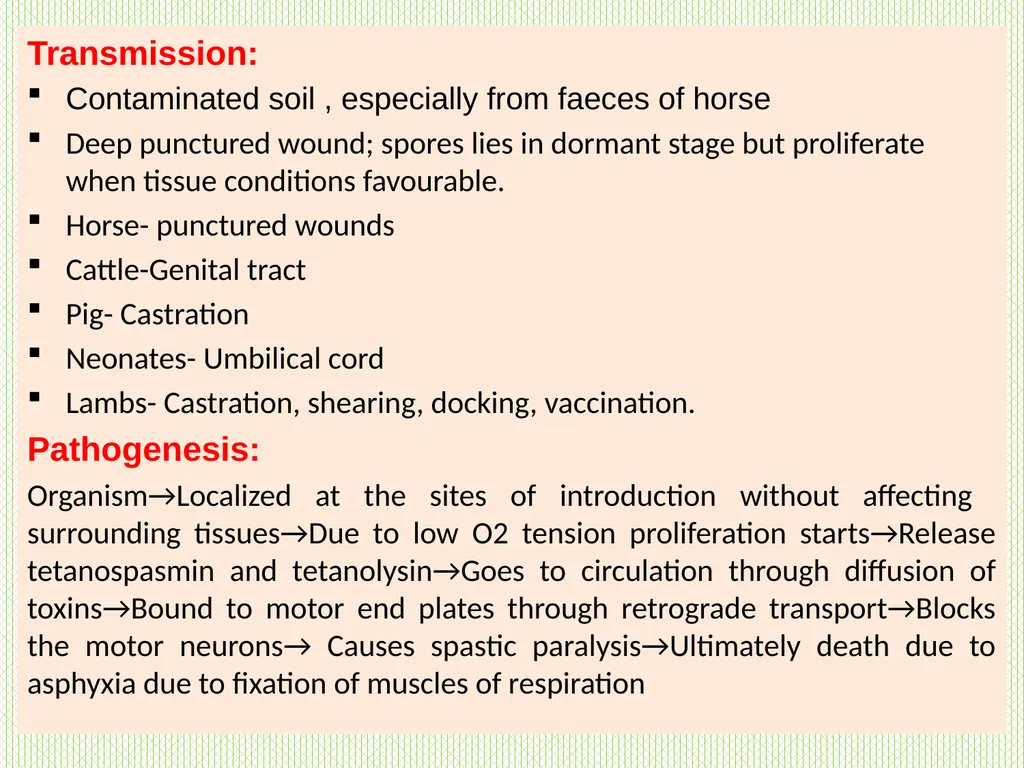 TETANUS Unit-5 Dr Anil Kumar Asst. Professor Dept. - slide 3 of 10