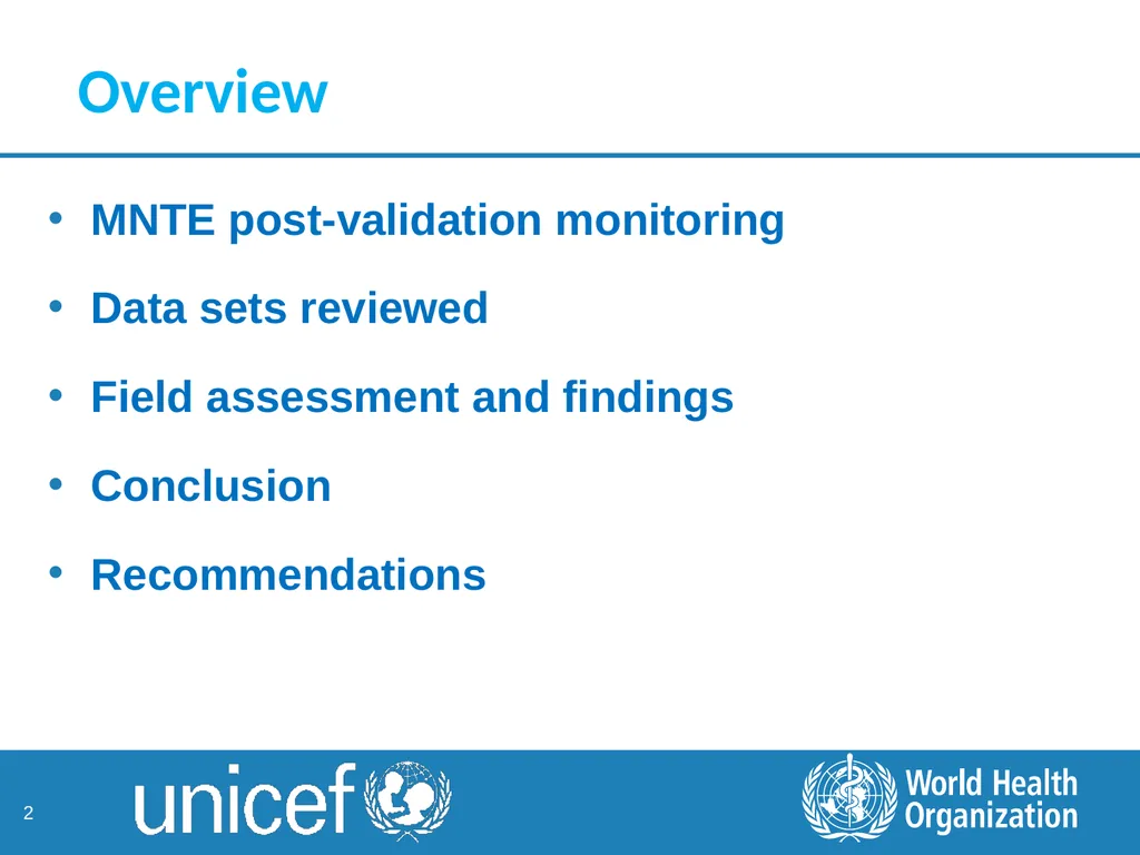 1 Maintaining Maternal & Neonatal Tetanus - slide 2 of 19