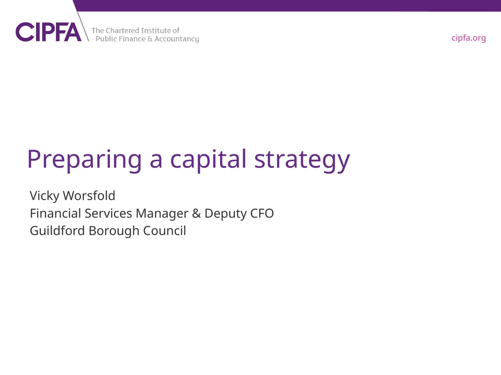 Victoria Worsfold Guildford Borough Council Dr Bob - slide 25 of 38