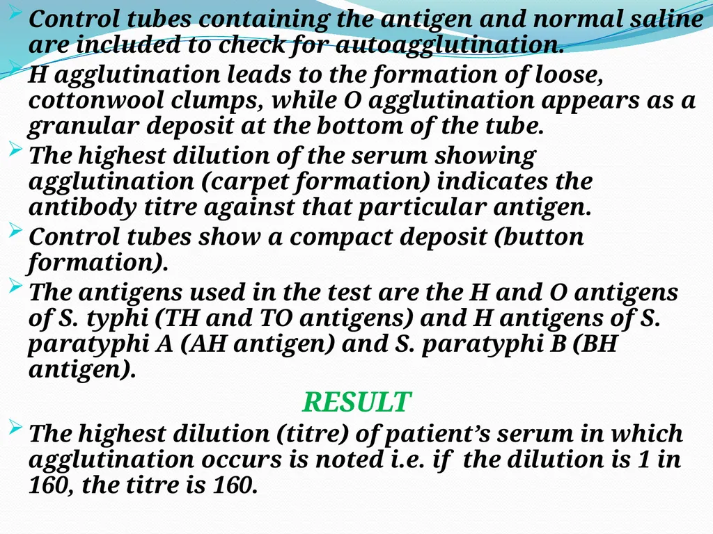 ENTERIC FEVER INTRODUCTION The enteric fever is a - slide 19 of 26