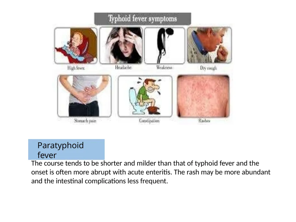 INTRODUCTION Enteric fever, also known as typhoid - slide 12 of 18