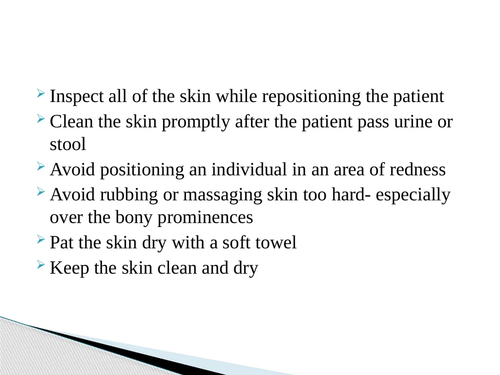 PRESSURE ULCER/BED SORE/DECUBITUS ULCER MS.DEBBY - slide 29 of 48