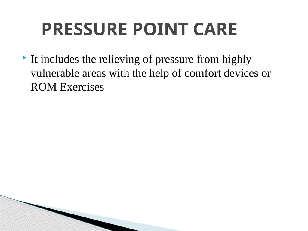 PRESSURE ULCER/BED SORE/DECUBITUS ULCER MS.DEBBY - slide 45 of 48