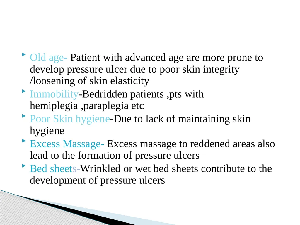 PRESSURE ULCER/BED SORE/DECUBITUS ULCER MS.DEBBY - slide 7 of 48