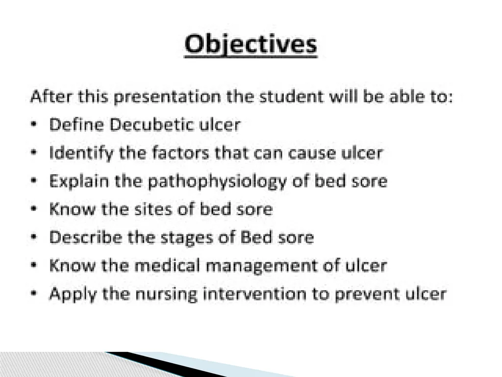 PRESSURE ULCER/BED SORE/DECUBITUS ULCER MS.DEBBY - slide 2 of 48