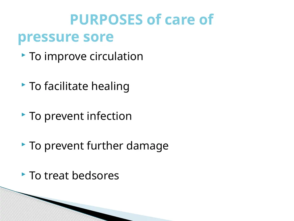 PRESSURE ULCER/BED SORE/DECUBITUS ULCER MS.DEBBY - slide 10 of 48
