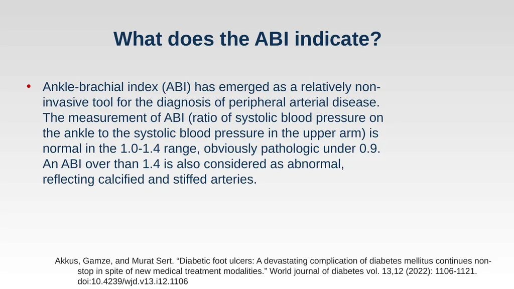 Diabetic Foot Ulcers and When to Revascularize - slide 13 of 23