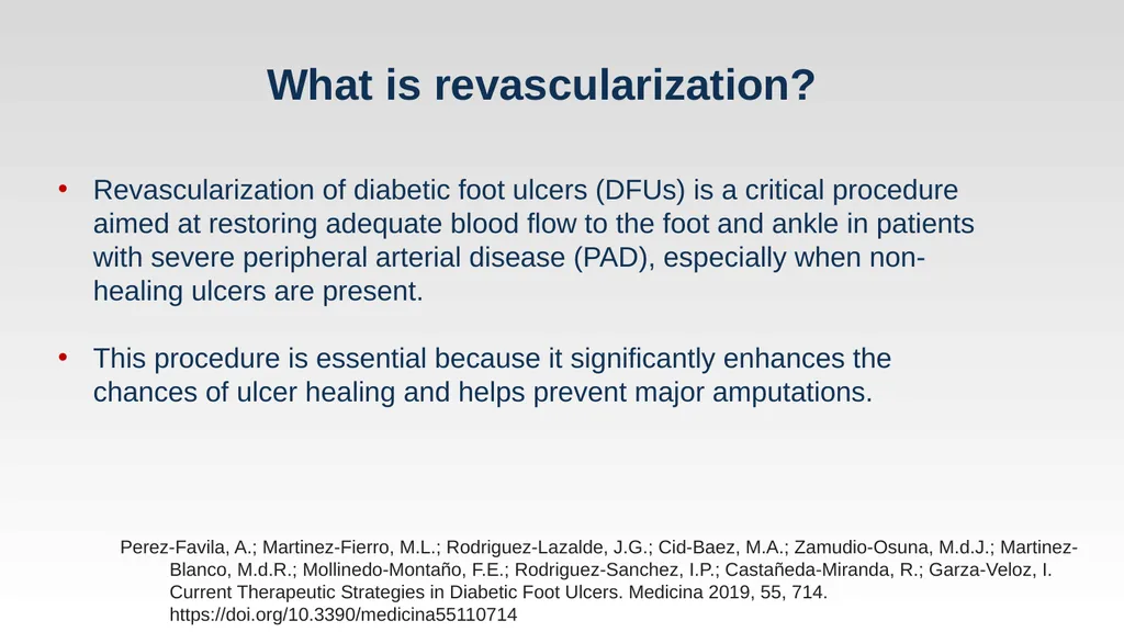 Diabetic Foot Ulcers and When to Revascularize - slide 15 of 23