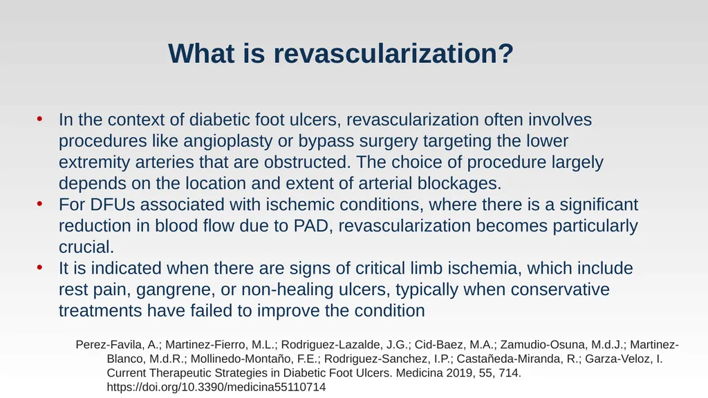 Diabetic Foot Ulcers and When to Revascularize - slide 16 of 23