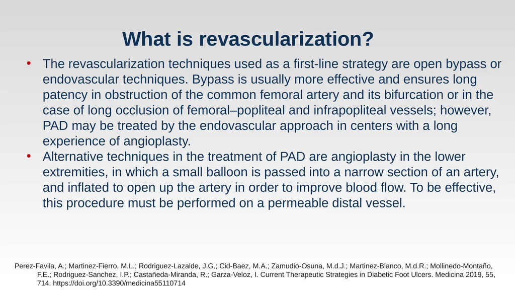 Diabetic Foot Ulcers and When to Revascularize - slide 17 of 23