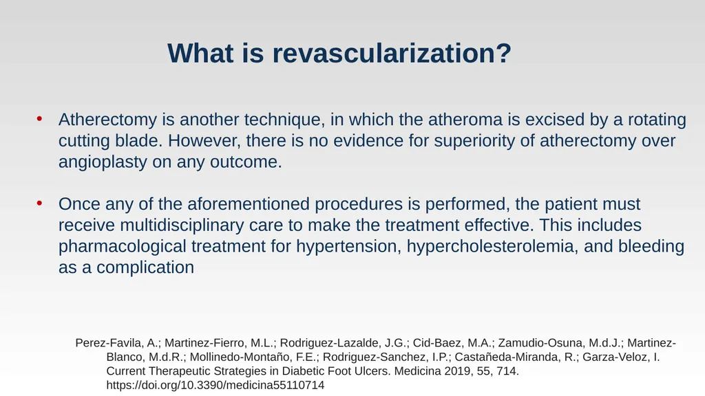 Diabetic Foot Ulcers and When to Revascularize - slide 18 of 23