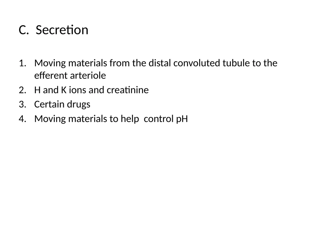 The Urinary System I. Functions A. Maintain and - slide 10 of 13