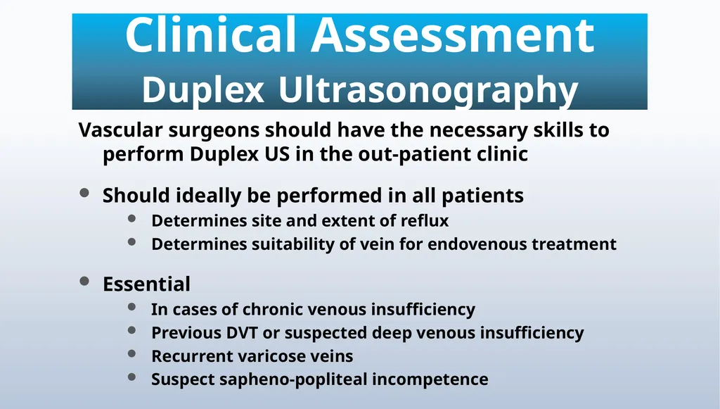 Varicose veins Miss Julie Reid Consultant Vascular - slide 22 of 33