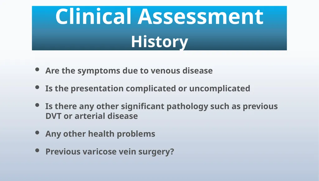 Varicose veins Miss Julie Reid Consultant Vascular - slide 17 of 33