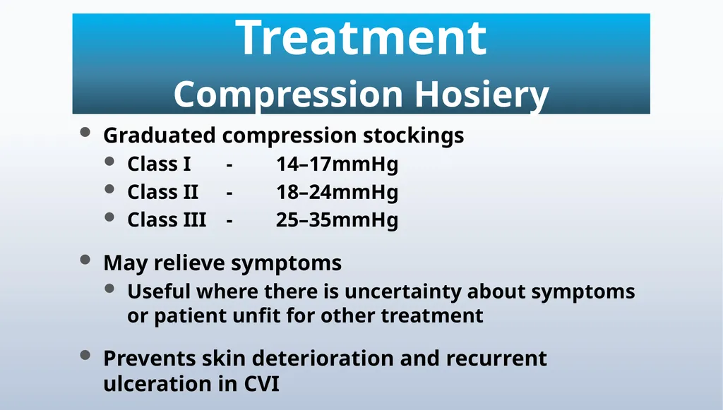 Varicose veins Miss Julie Reid Consultant Vascular - slide 24 of 33