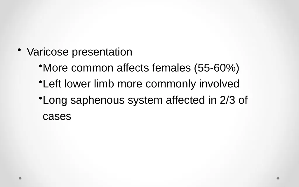 VARICOSE VEIN Odessa National Medical University - slide 4 of 19