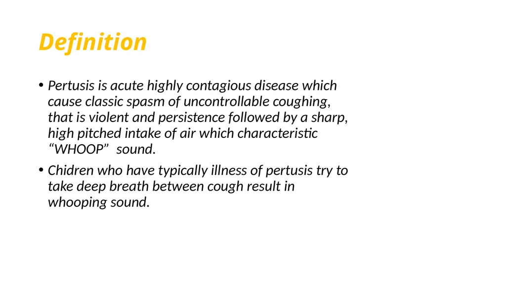Whooping cough (pertusis) Introduction Pertusis, - slide 3 of 15