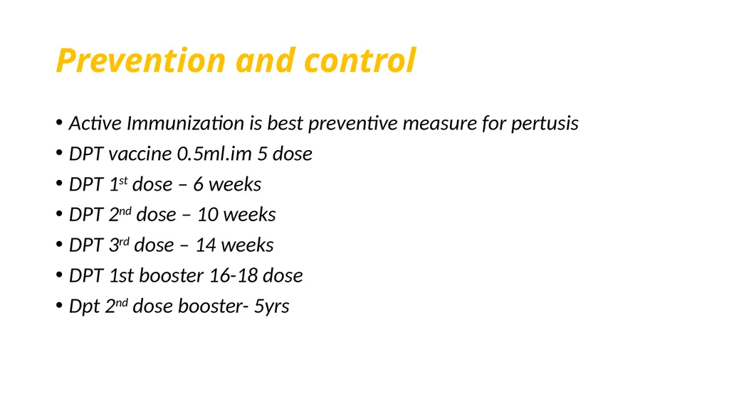 Whooping cough (pertusis) Introduction Pertusis, - slide 13 of 15