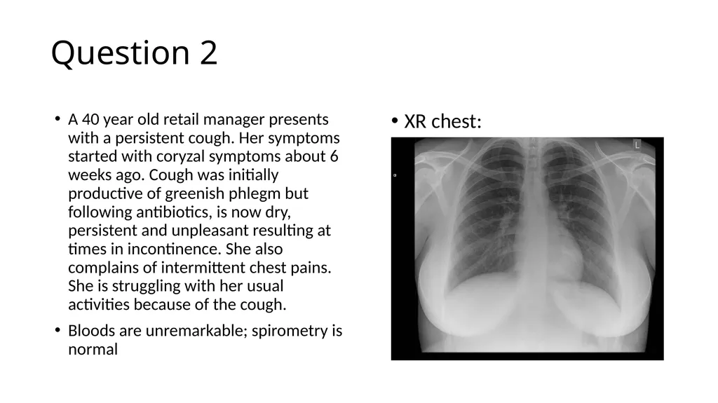 SCE questions – Cough Ranjeev Deerpalsing - slide 5 of 20