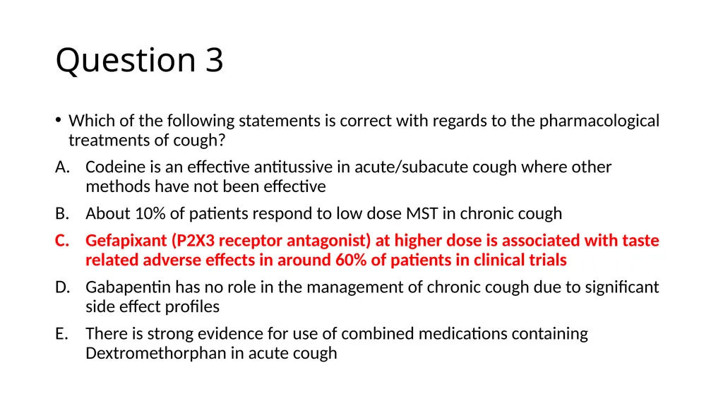 SCE questions – Cough Ranjeev Deerpalsing - slide 10 of 20