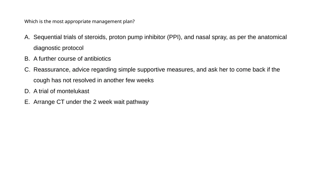 SCE questions – Cough Ranjeev Deerpalsing - slide 6 of 20