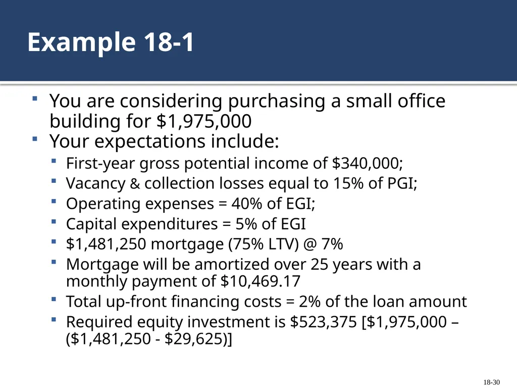 Chapter 18: Investment Decisions: Ratios Copyright - slide 30 of 34