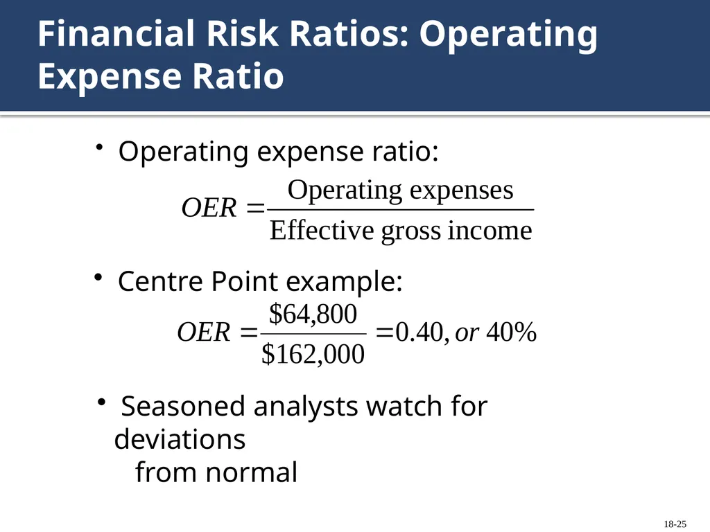 Chapter 18: Investment Decisions: Ratios Copyright - slide 25 of 34