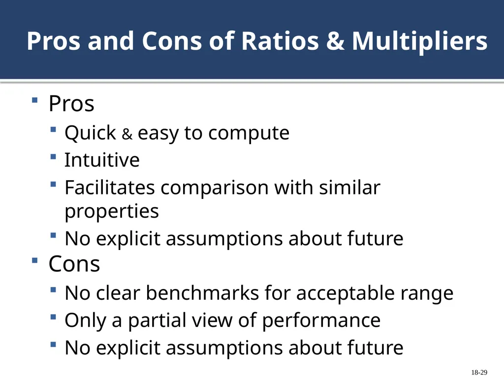Chapter 18: Investment Decisions: Ratios Copyright - slide 29 of 34
