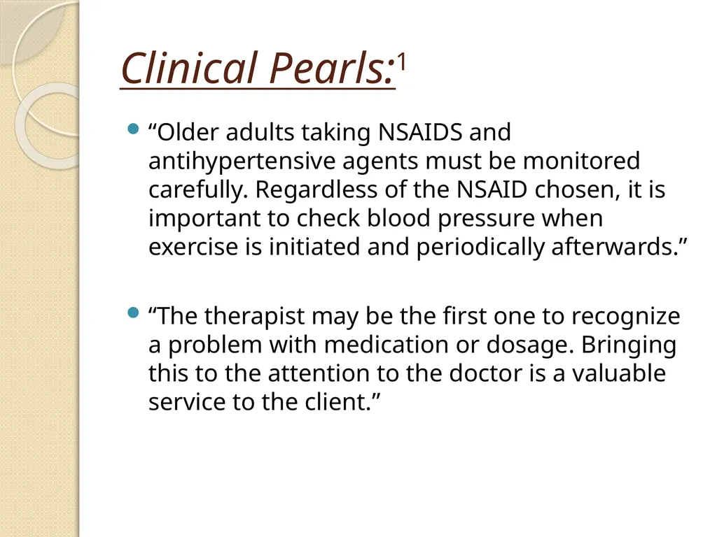 Common Medications in the Acute Setting & Their - slide 21 of 24