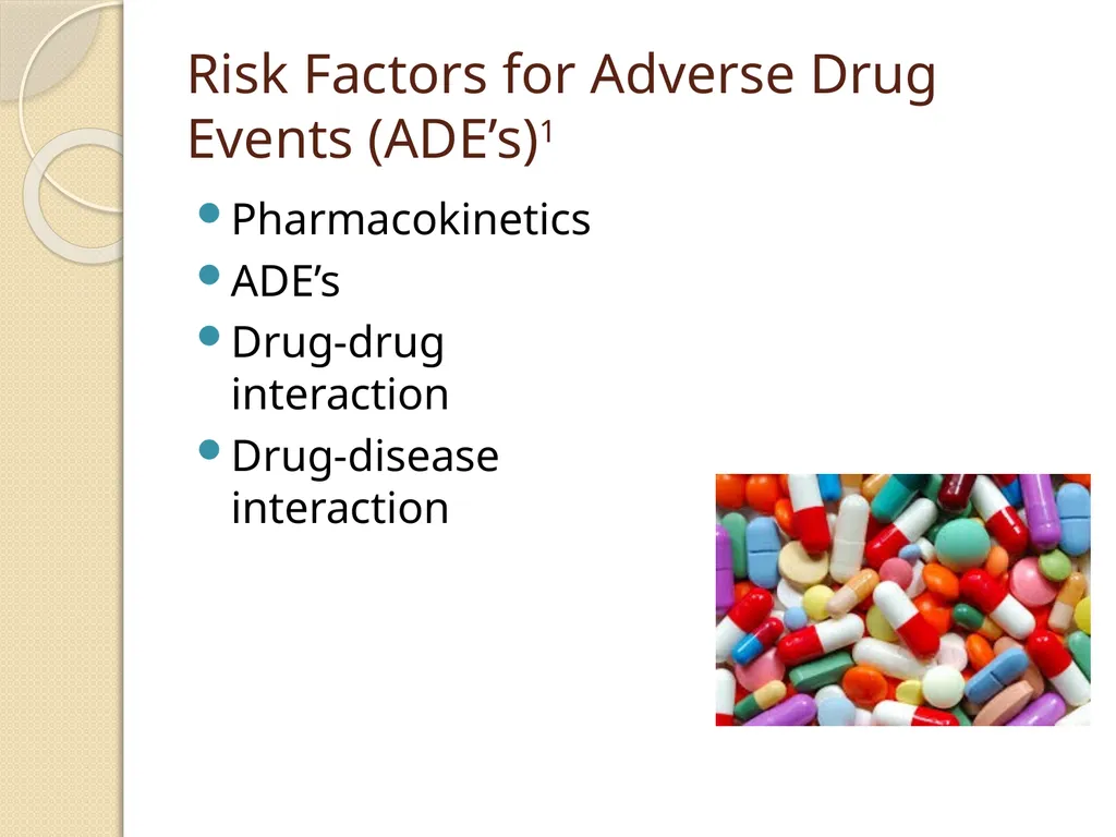 Common Medications in the Acute Setting & Their - slide 3 of 24