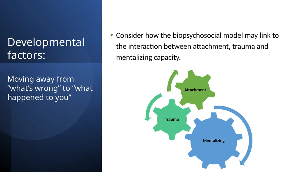 Personality Disorder/ Complex Emotional Needs: - slide 5 of 9