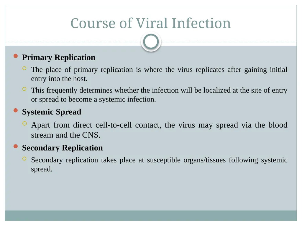 Viral Pathogenesis “No virus is known to do good. - slide 13 of 26