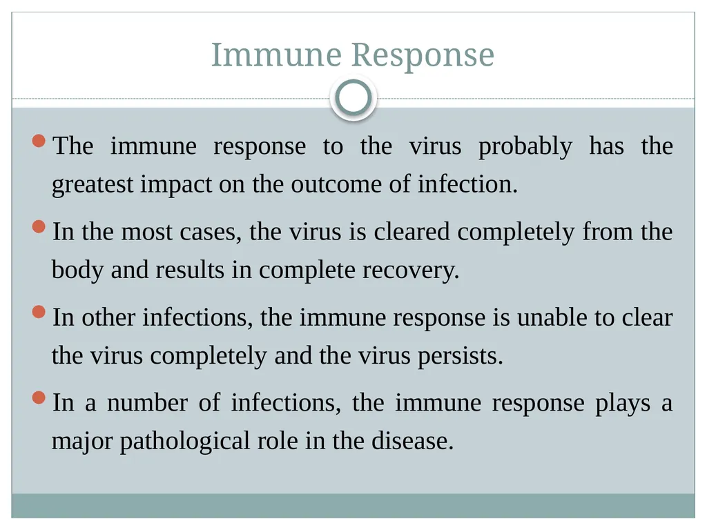 Viral Pathogenesis “No virus is known to do good. - slide 16 of 26