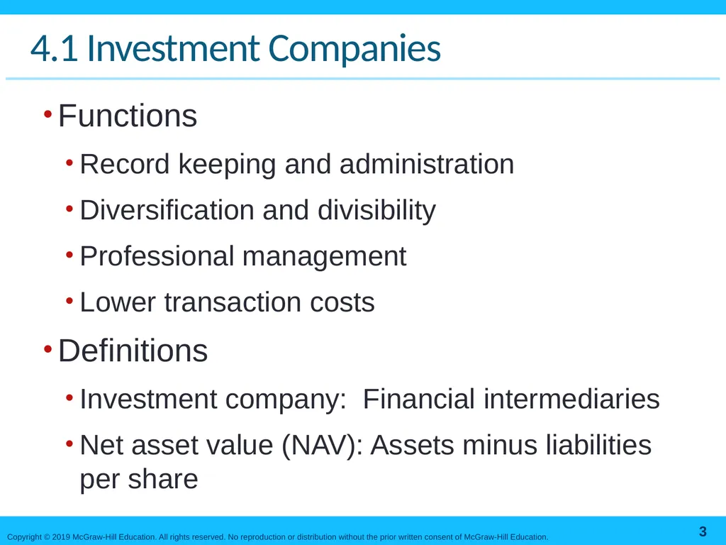 Mutual Funds and Other Investment Companies Bodie, - slide 3 of 23