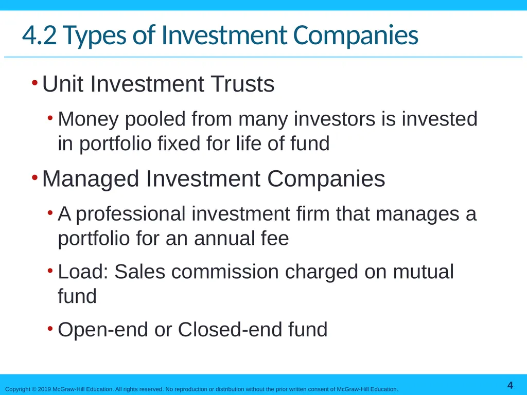Mutual Funds and Other Investment Companies Bodie, - slide 4 of 23