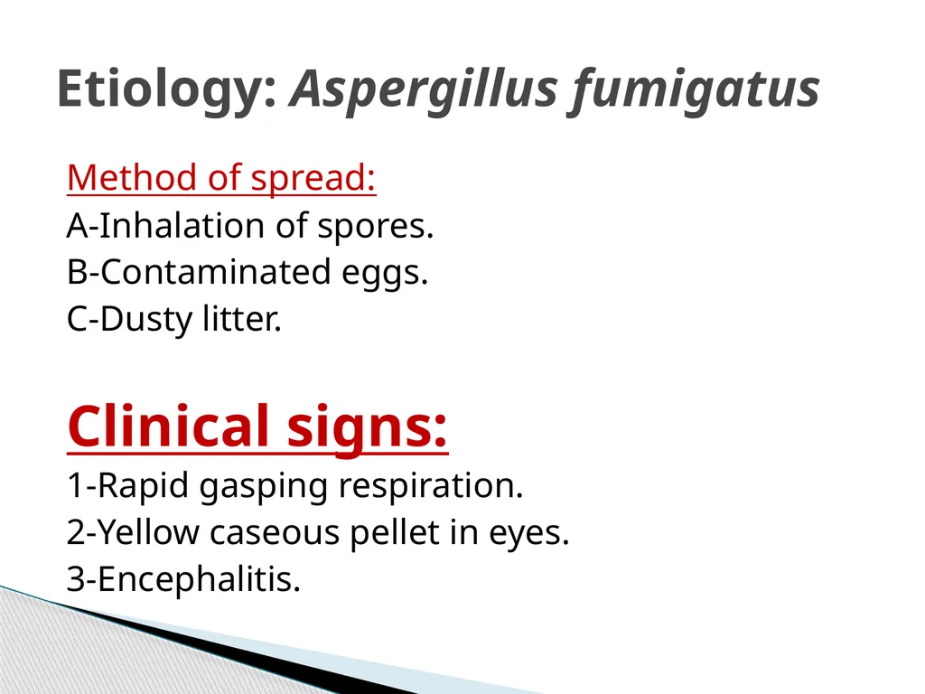 poultry diseases 1 fourth stage Dr.Harith Abdulla - slide 3 of 9