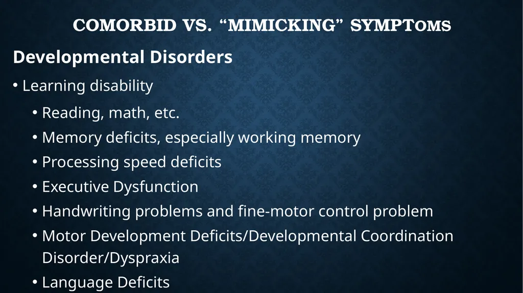 It’s not just ADHD! Martha Jones, MSN, CPNP, PMHS - slide 20 of 41