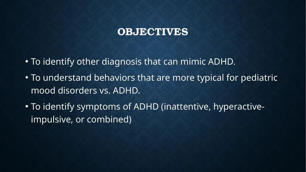 It’s not just ADHD! Martha Jones, MSN, CPNP, PMHS - slide 2 of 41
