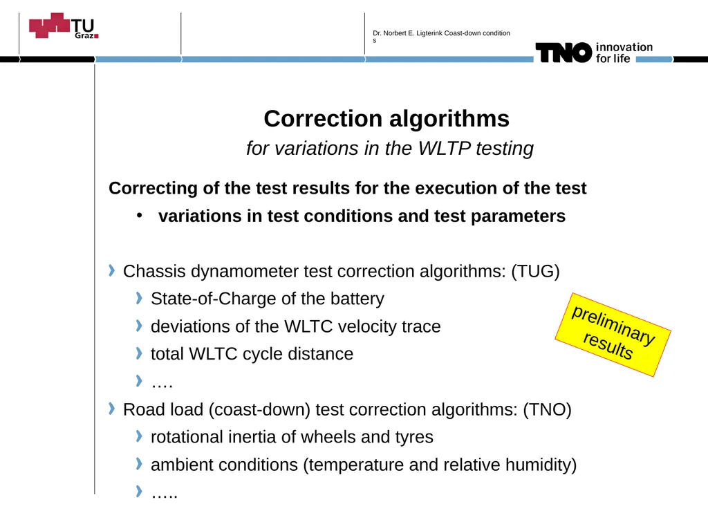 Coast-down conditions issues arising from of - slide 2 of 6