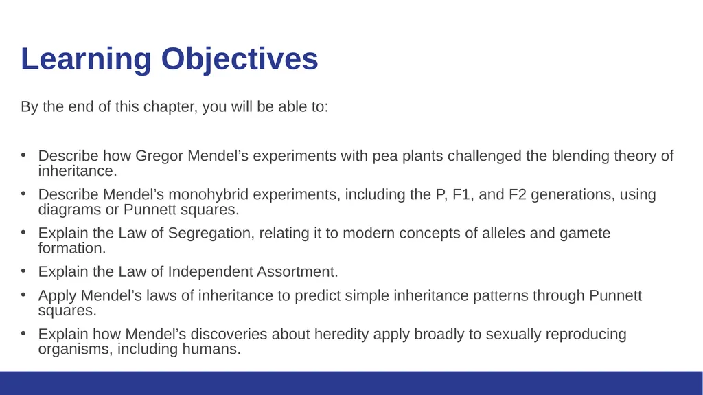 Biology Essentials Chapter 8: Patterns of - slide 2 of 25