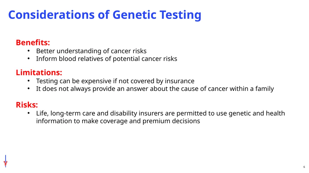 Genetic Testing and Cancer Screening Cori - slide 6 of 10