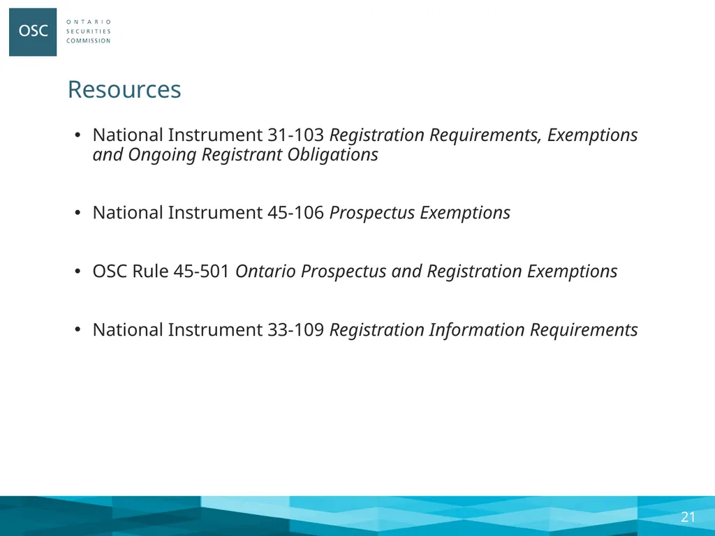 Syndicated Mortgage Amendments Webinar: March 29, - slide 21 of 22
