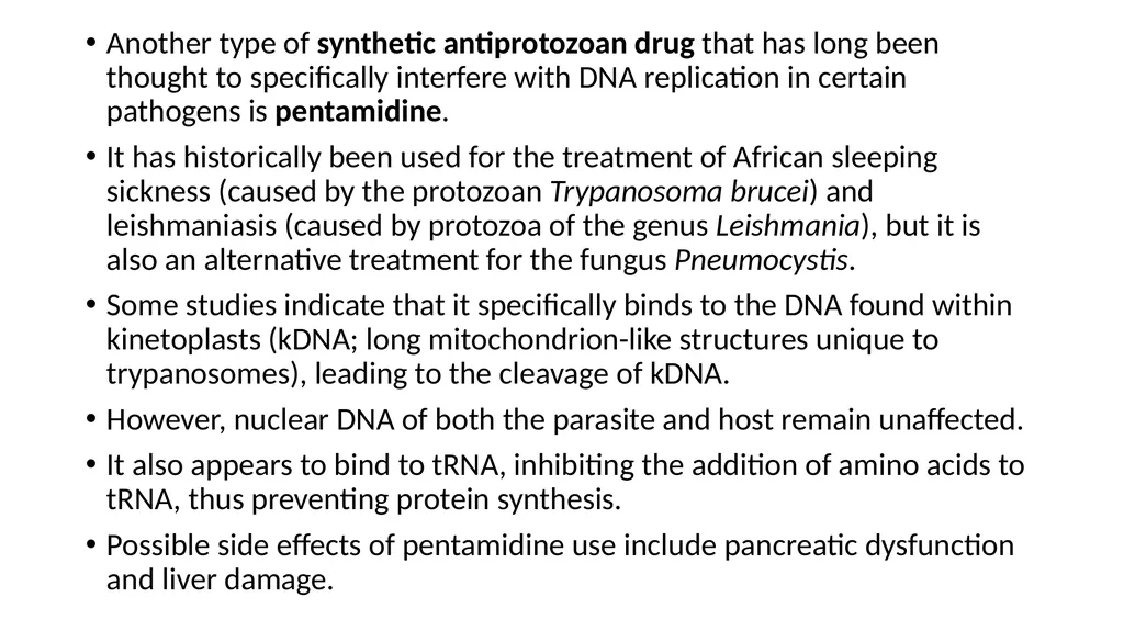 Antiprotozoal and anthelminthic agents - slide 6 of 13