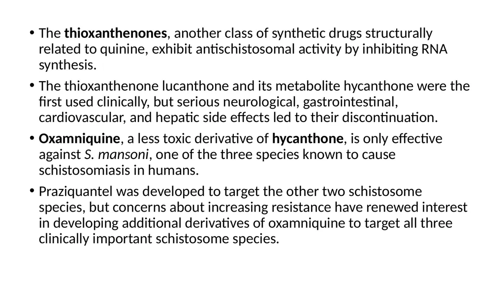 Antiprotozoal and anthelminthic agents - slide 12 of 13