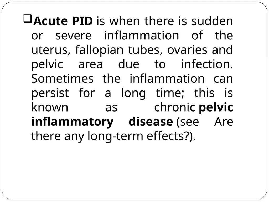 Pelvic inflammatory disease prof. Dr. Rabea M. Ali - slide 22 of 44